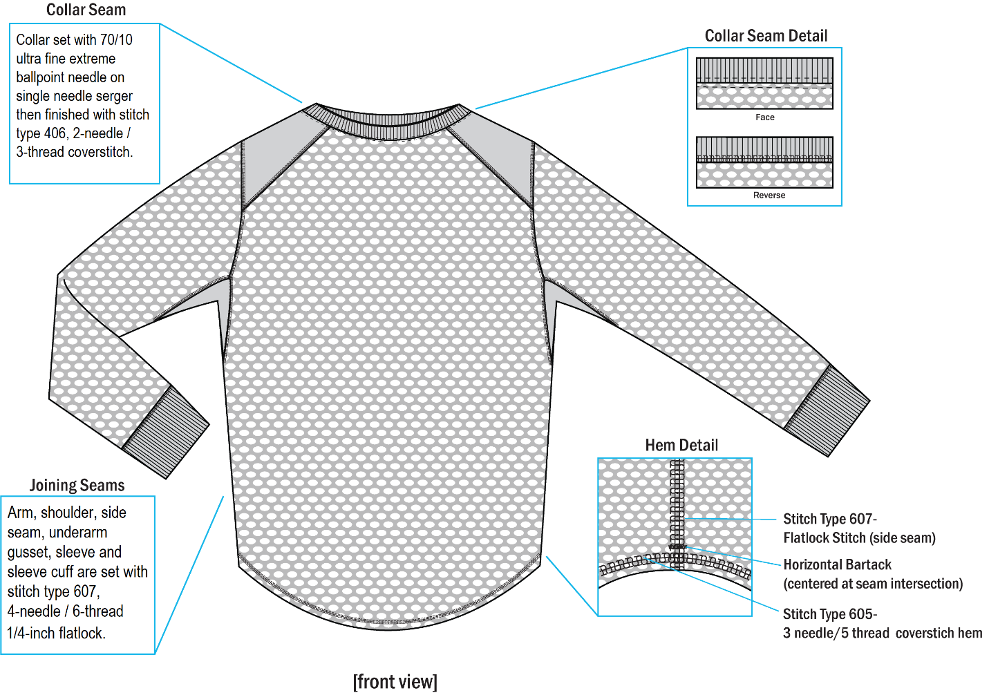 Mesh Cold Weather Baselayer Undershirt - front