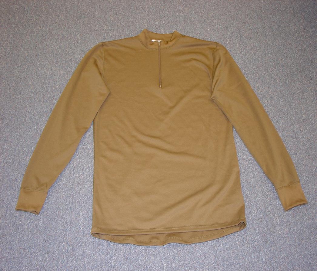 Coyote Brown Silk Weight Thermals Gen III ECWCS Underwear Shirt