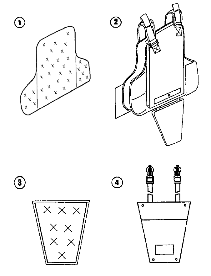 CQBE assault body armor components