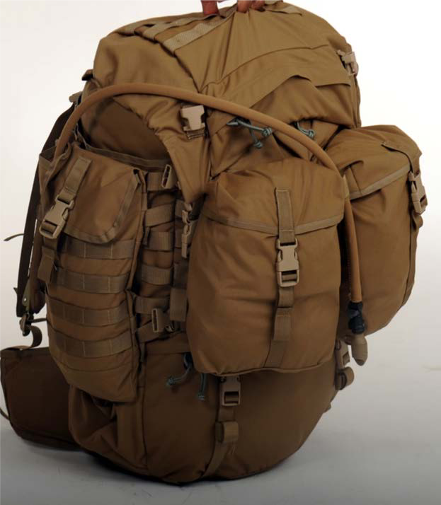 Eagle Industries FILBE ASSAULT PACK Coyote 3 Day Backpack Damaged 