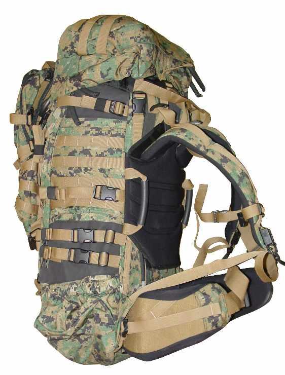 standard main pack with assault pack