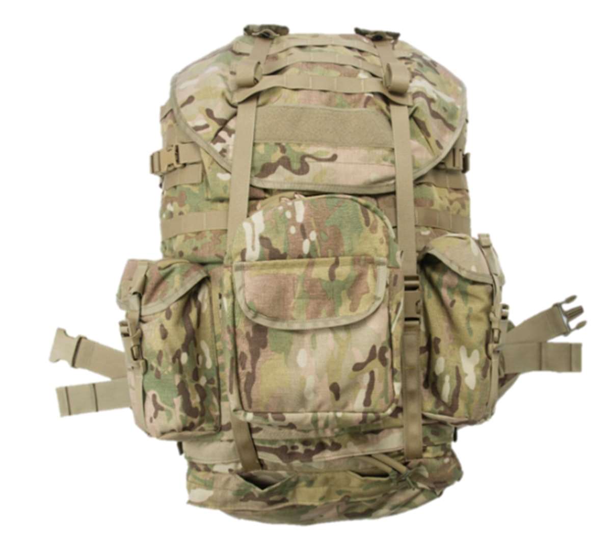 US Military MOLLE ACU LARGE RUCKSACK Field Pack w/ Frame Sustainment Pouch GC 