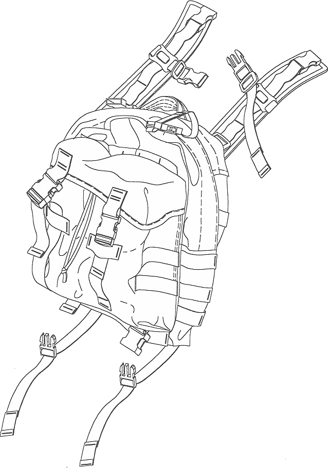 MOLLE II Patrol Pack