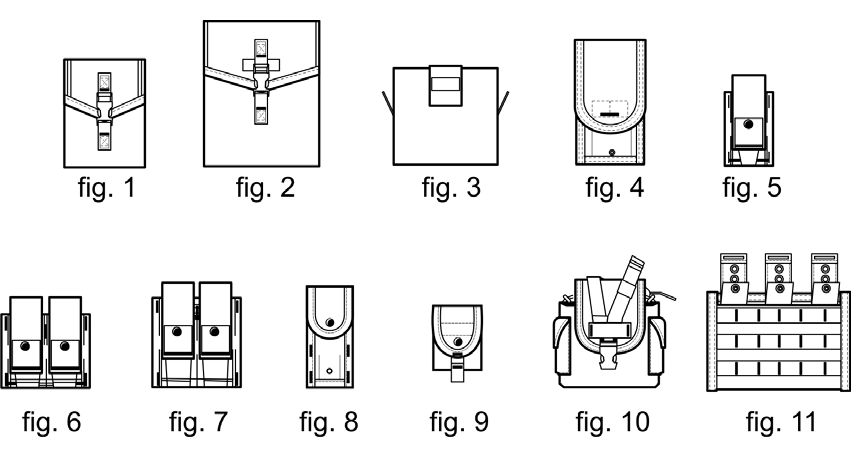 MOLLE II pockets