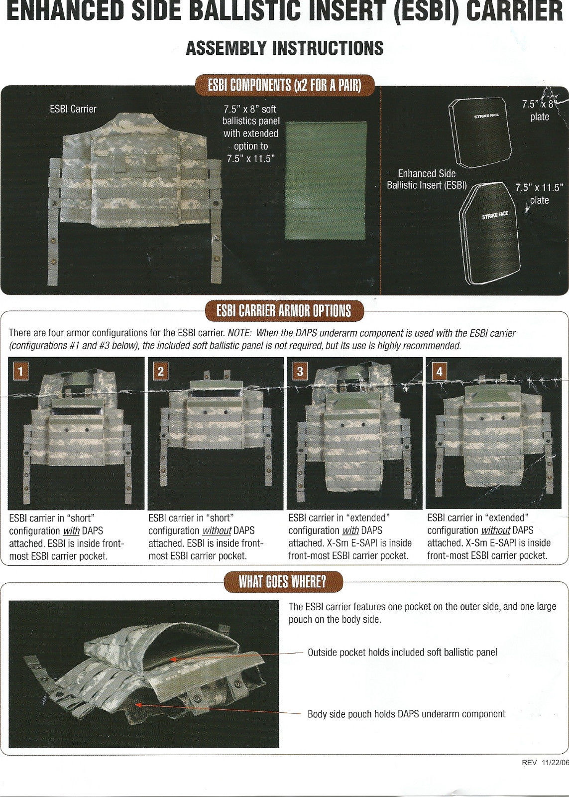 ESBI carrier assembly instructions