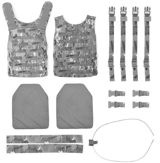 inventory of the non-side-plate carrier configuration