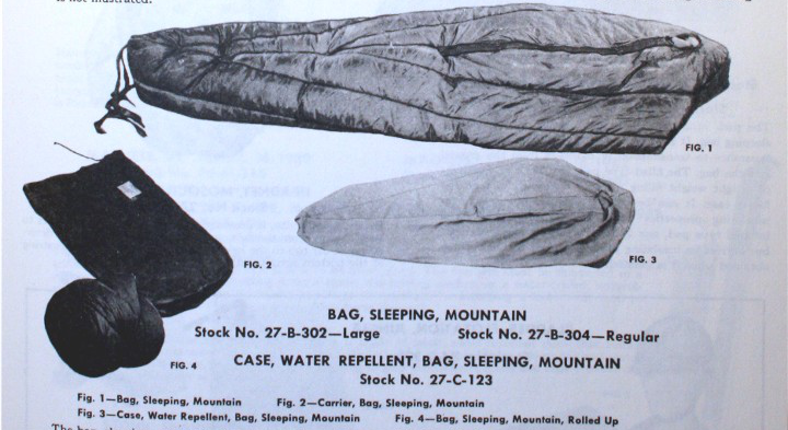 M-1942 mountain sleeping bag